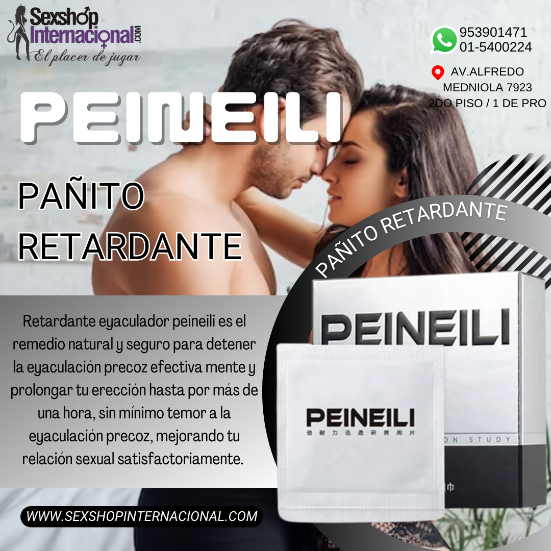 PAÑITOS RETARDANTES PEINEILI SEXSHOP LOS OLIVOS